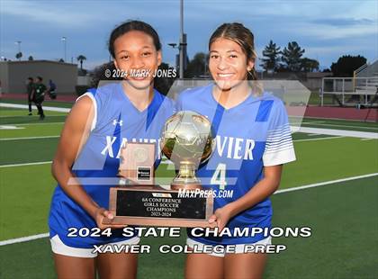 Thumbnail 3 in Xavier College Prep vs. Hamilton (AIA 6A Final - Awards) photogallery.