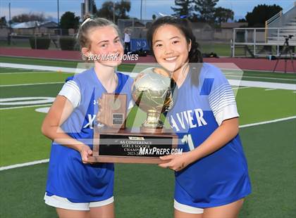 Thumbnail 2 in Xavier College Prep vs. Hamilton (AIA 6A Final - Awards) photogallery.