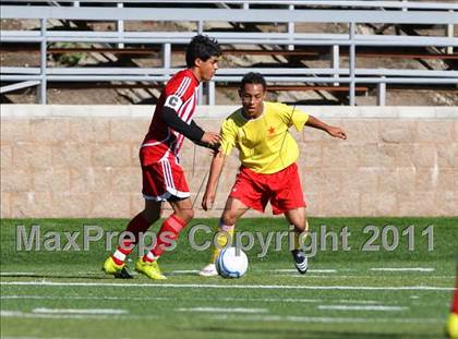 Thumbnail 2 in Gustine vs. Encina Prep (CIF SJS D6 Final) photogallery.