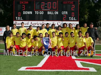 Thumbnail 1 in Gustine vs. Encina Prep (CIF SJS D6 Final) photogallery.