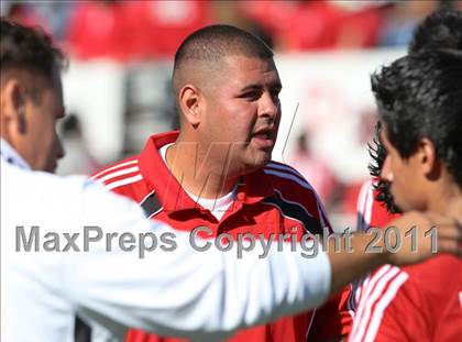 Thumbnail 3 in Gustine vs. Encina Prep (CIF SJS D6 Final) photogallery.