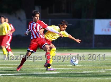 Thumbnail 2 in Gustine vs. Encina Prep (CIF SJS D6 Final) photogallery.