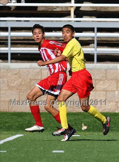 Thumbnail 3 in Gustine vs. Encina Prep (CIF SJS D6 Final) photogallery.
