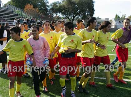 Thumbnail 3 in Gustine vs. Encina Prep (CIF SJS D6 Final) photogallery.