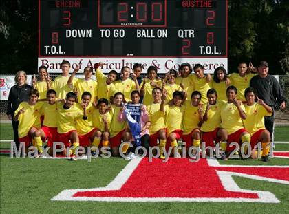 Thumbnail 2 in Gustine vs. Encina Prep (CIF SJS D6 Final) photogallery.