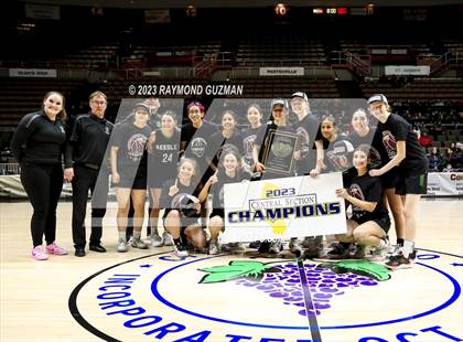 Thumbnail 1 in Reedley vs. Arvin (CIF CS Division 5 Championship) photogallery.