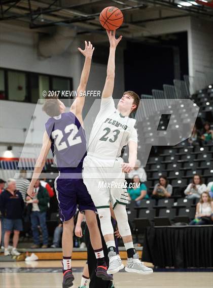 Thumbnail 2 in Fleming vs. Jim Elliot Christian  (CHSAA 1A Regional Playoff) photogallery.