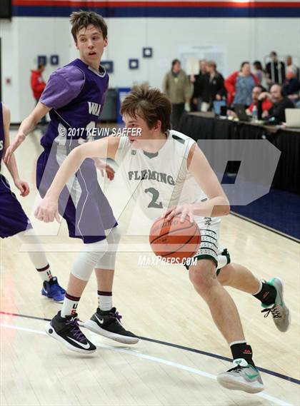 Thumbnail 1 in Fleming vs. Jim Elliot Christian  (CHSAA 1A Regional Playoff) photogallery.