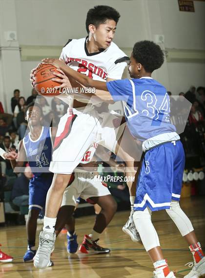 Thumbnail 1 in Riverside vs Saunders (MLK Showcase) photogallery.