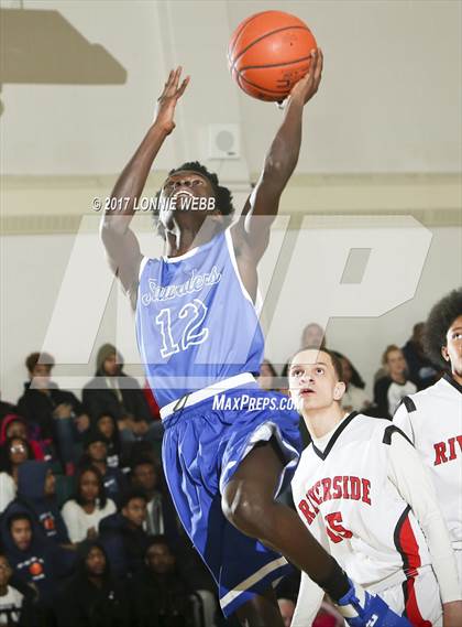Thumbnail 2 in Riverside vs Saunders (MLK Showcase) photogallery.