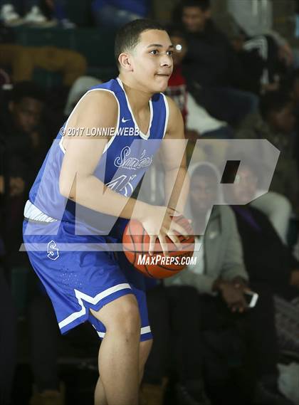 Thumbnail 1 in Riverside vs Saunders (MLK Showcase) photogallery.