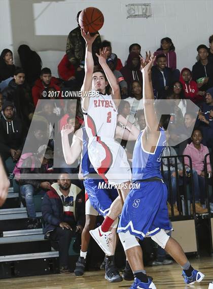 Thumbnail 1 in Riverside vs Saunders (MLK Showcase) photogallery.