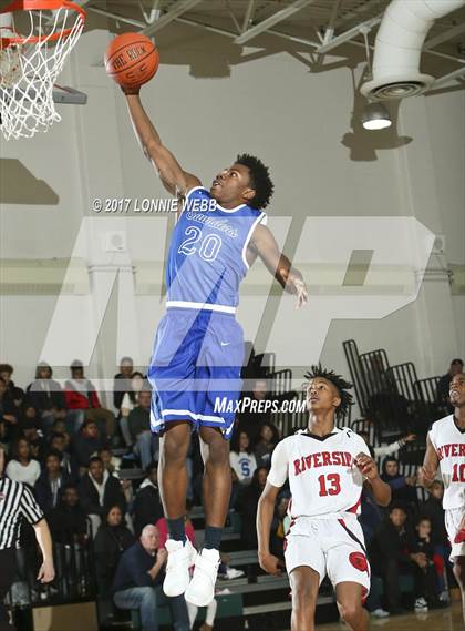 Thumbnail 1 in Riverside vs Saunders (MLK Showcase) photogallery.