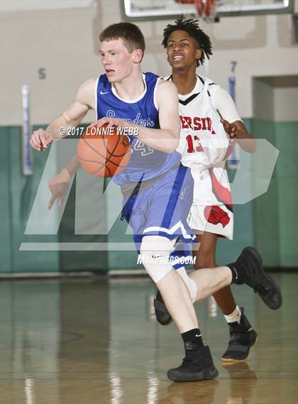 Thumbnail 1 in Riverside vs Saunders (MLK Showcase) photogallery.