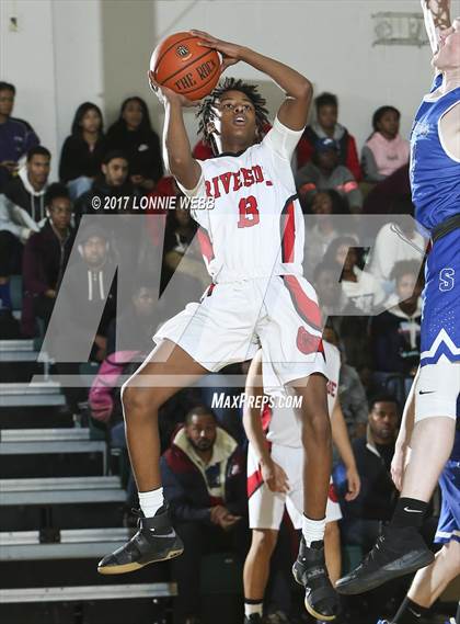 Thumbnail 1 in Riverside vs Saunders (MLK Showcase) photogallery.