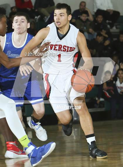 Thumbnail 2 in Riverside vs Saunders (MLK Showcase) photogallery.