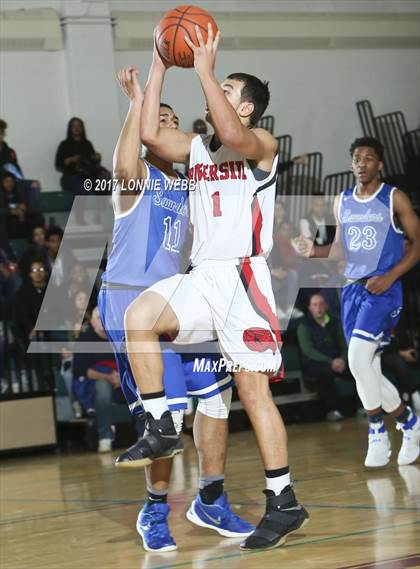 Thumbnail 1 in Riverside vs Saunders (MLK Showcase) photogallery.