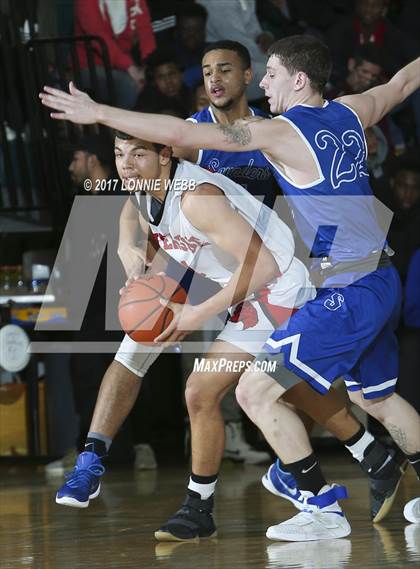 Thumbnail 1 in Riverside vs Saunders (MLK Showcase) photogallery.