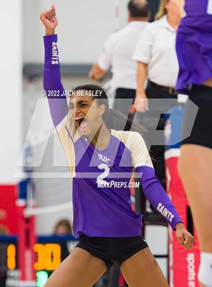 Thumbnail 2 in Hamilton vs Notre Dame Prep (Nike TOC Southwest) photogallery.