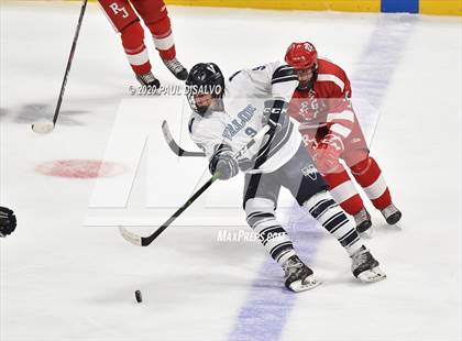 Thumbnail 1 in Valor Christian vs. Regis Jesuit (CHSAA Frozen Four) photogallery.
