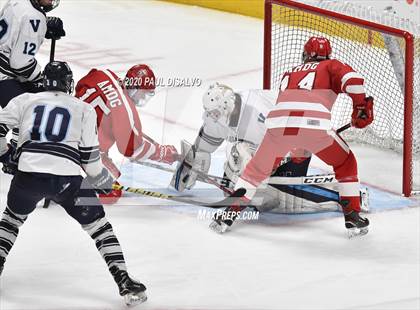 Thumbnail 1 in Valor Christian vs. Regis Jesuit (CHSAA Frozen Four) photogallery.
