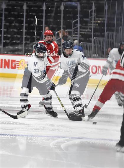 Thumbnail 1 in Valor Christian vs. Regis Jesuit (CHSAA Frozen Four) photogallery.