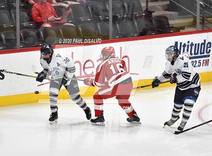 Thumbnail 1 in Valor Christian vs. Regis Jesuit (CHSAA Frozen Four) photogallery.