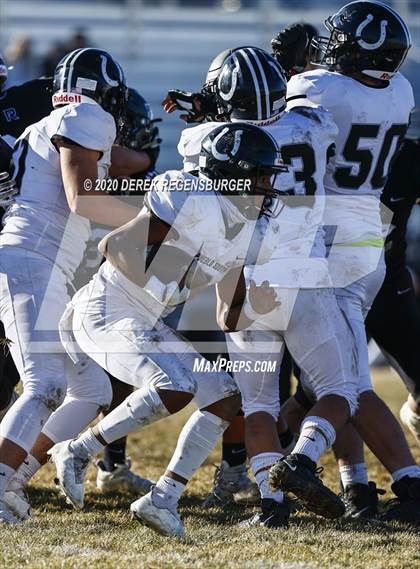 Thumbnail 2 in Pueblo South vs Roosevelt (CHSAA 3A Playoff Semifinal) photogallery.