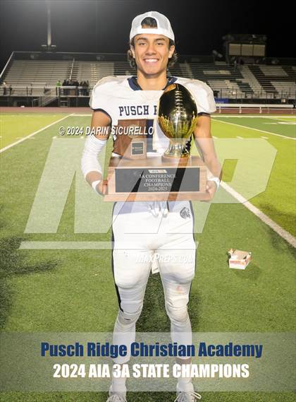 Thumbnail 1 in Pusch Ridge Christian Academy vs ALA - West Foothills (AIA 3A Division Final - Awards) photogallery.