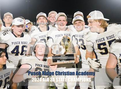 Thumbnail 3 in Pusch Ridge Christian Academy vs ALA - West Foothills (AIA 3A Division Final - Awards) photogallery.
