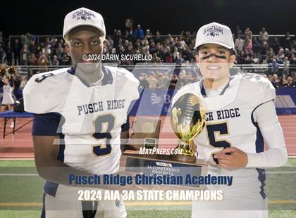 Thumbnail 1 in Pusch Ridge Christian Academy vs ALA - West Foothills (AIA 3A Division Final - Awards) photogallery.