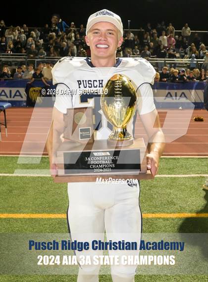 Thumbnail 2 in Pusch Ridge Christian Academy vs ALA - West Foothills (AIA 3A Division Final - Awards) photogallery.