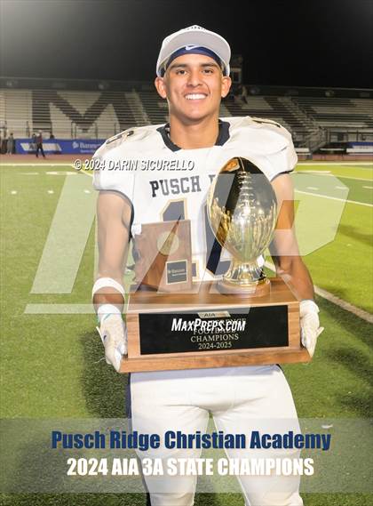 Thumbnail 3 in Pusch Ridge Christian Academy vs ALA - West Foothills (AIA 3A Division Final - Awards) photogallery.
