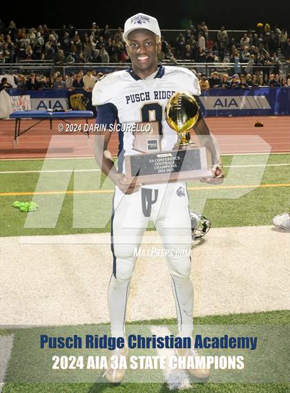 Thumbnail 1 in Pusch Ridge Christian Academy vs ALA - West Foothills (AIA 3A Division Final - Awards) photogallery.