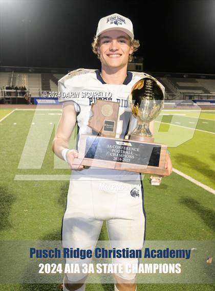 Thumbnail 2 in Pusch Ridge Christian Academy vs ALA - West Foothills (AIA 3A Division Final - Awards) photogallery.