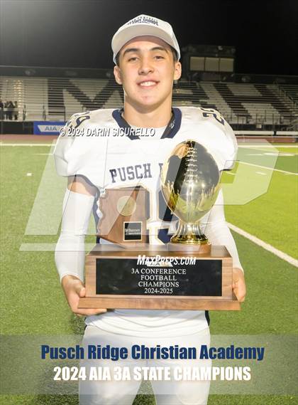 Thumbnail 2 in Pusch Ridge Christian Academy vs ALA - West Foothills (AIA 3A Division Final - Awards) photogallery.
