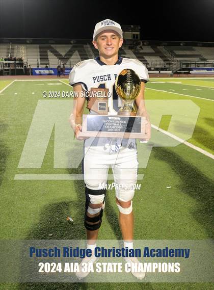 Thumbnail 2 in Pusch Ridge Christian Academy vs ALA - West Foothills (AIA 3A Division Final - Awards) photogallery.