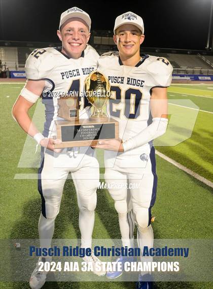 Thumbnail 1 in Pusch Ridge Christian Academy vs ALA - West Foothills (AIA 3A Division Final - Awards) photogallery.