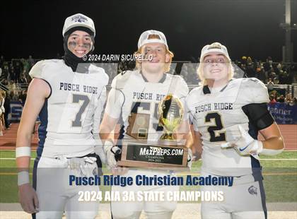 Thumbnail 3 in Pusch Ridge Christian Academy vs ALA - West Foothills (AIA 3A Division Final - Awards) photogallery.