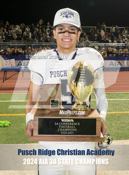Thumbnail 3 in Pusch Ridge Christian Academy vs ALA - West Foothills (AIA 3A Division Final - Awards) photogallery.