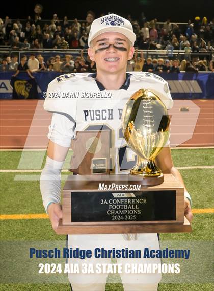 Thumbnail 1 in Pusch Ridge Christian Academy vs ALA - West Foothills (AIA 3A Division Final - Awards) photogallery.