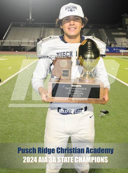 Thumbnail 3 in Pusch Ridge Christian Academy vs ALA - West Foothills (AIA 3A Division Final - Awards) photogallery.