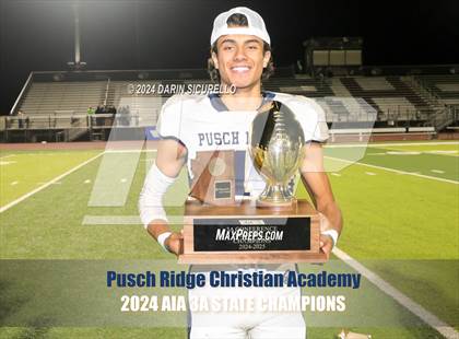 Thumbnail 3 in Pusch Ridge Christian Academy vs ALA - West Foothills (AIA 3A Division Final - Awards) photogallery.