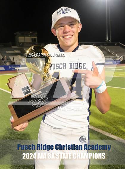 Thumbnail 2 in Pusch Ridge Christian Academy vs ALA - West Foothills (AIA 3A Division Final - Awards) photogallery.