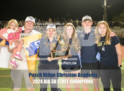 Thumbnail 2 in Pusch Ridge Christian Academy vs ALA - West Foothills (AIA 3A Division Final - Awards) photogallery.