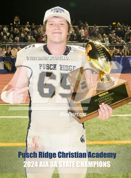 Thumbnail 2 in Pusch Ridge Christian Academy vs ALA - West Foothills (AIA 3A Division Final - Awards) photogallery.