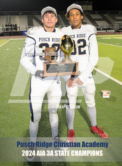 Thumbnail 1 in Pusch Ridge Christian Academy vs ALA - West Foothills (AIA 3A Division Final - Awards) photogallery.
