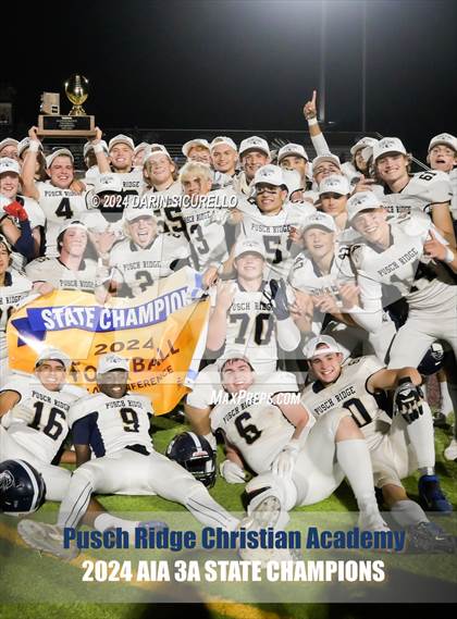 Thumbnail 1 in Pusch Ridge Christian Academy vs ALA - West Foothills (AIA 3A Division Final - Awards) photogallery.
