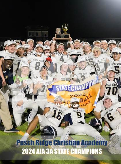 Thumbnail 2 in Pusch Ridge Christian Academy vs ALA - West Foothills (AIA 3A Division Final - Awards) photogallery.