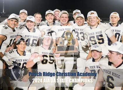 Thumbnail 3 in Pusch Ridge Christian Academy vs ALA - West Foothills (AIA 3A Division Final - Awards) photogallery.